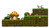 Maple Road: West Entrance to Mushroom Town from the MapleReverie GMS v28 client