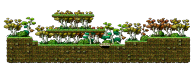Hidden Street: The Blue Mushroom Forest from the MapleReverie GMS v28 client
