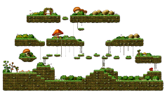Victoria Road: A Hill West of Henesys from the MapleReverie GMS v28 client
