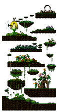 Dungeon: Swampy Land in a Deep Forest from the MapleReverie GMS v28 client