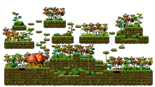 Warning Street: The Road to the Dungeon from the MapleReverie GMS v28 client