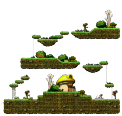 Maple Road: East Entrance to Mushroom Town from the MapleReverie GMS v28 client