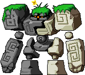Mix Gollem from the MapleReverie GMS v28 client